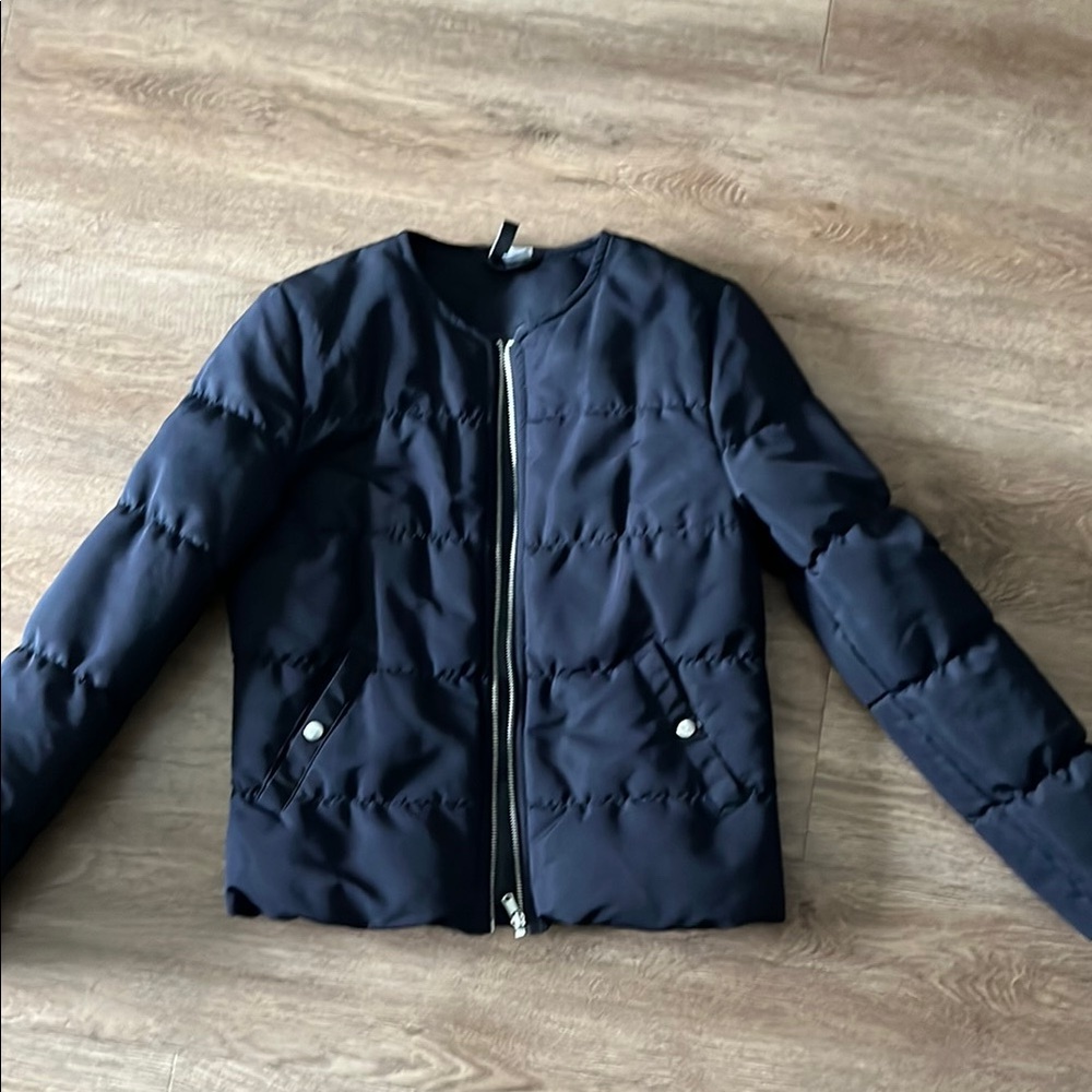 Women's Black Quilted Jacket